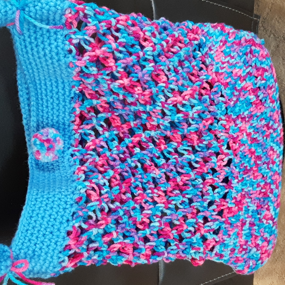 Multi Color Crochet Bag - Picture 2 of 7